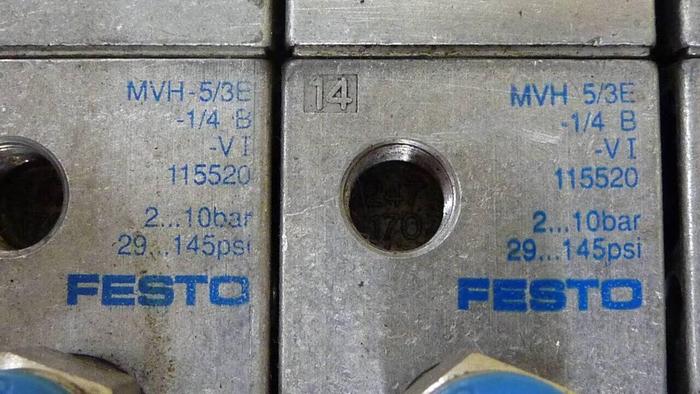Used FESTO Control Block / Valve Terminal IFB8-02 #52720
