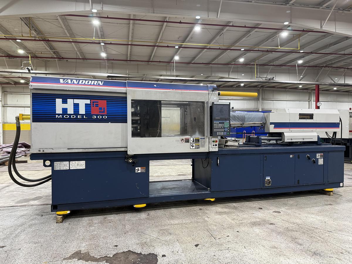 Used 2000 VAN DORN DEMAG 300 Ton Injection Molding Machine 300HT1220 USED