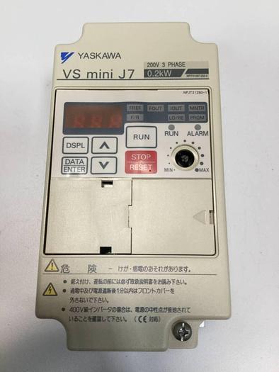Used YASKAWA VS Mini J7 Drive CIMR-J7AA20P2 #98531