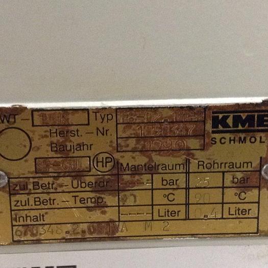 Used KME SCHMOLE Oil Cooler T8-02.14-2 #85178