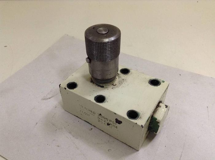 Used PARKER Flow Control Valve F 1200S-13CT #68245