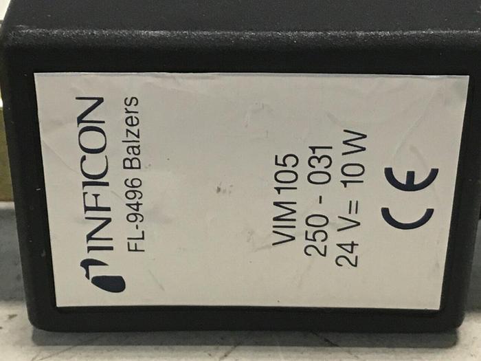 Used INFICON Gauge / Valve FL-9496 BALZERS #124331