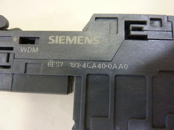 Used SIEMENS Terminal Block 6ES7 193-4CA40-0AA0 #79532