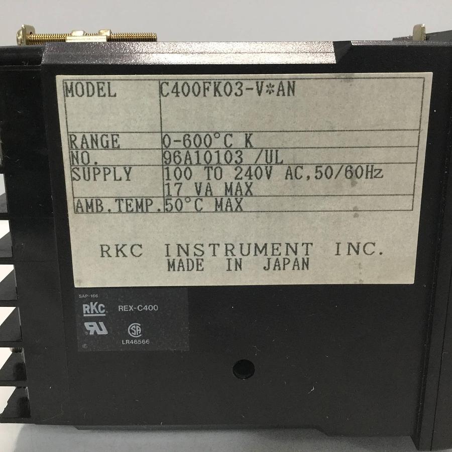 Used RKC Temperature Control REX-C400FK03VAN USED