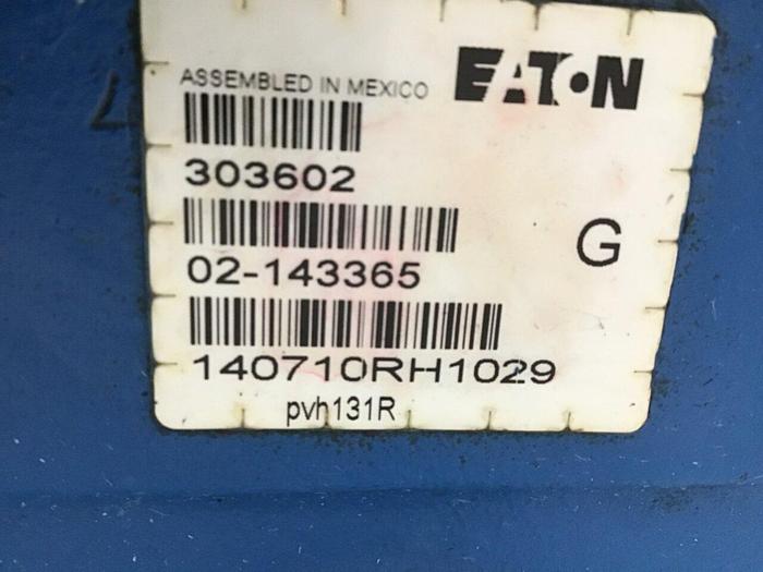 Used EATON CORP Piston Pump 02-143365 PVH131R Used