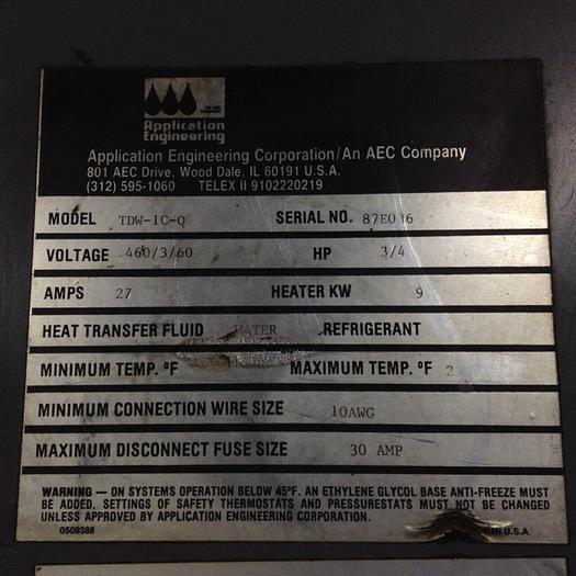 Used JOHNSON CONTROLS Temperature Controller A19AAC-9 #84392