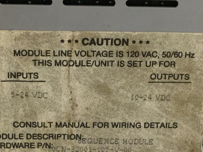 Used BARBER COLMAN Sequence Module 80CN-32001-102-V-00 #103407