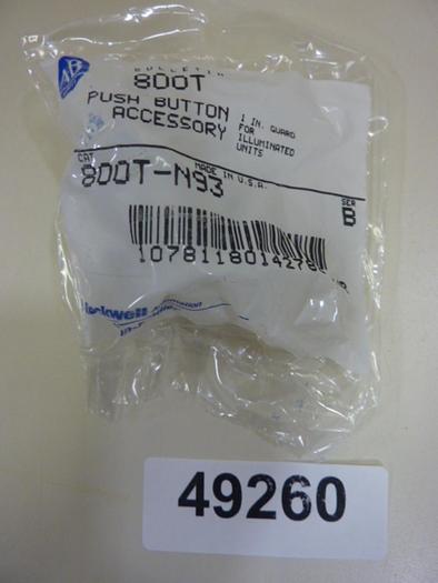 ALLEN BRADLEY Push Button Accessory 800T-N93 #49260