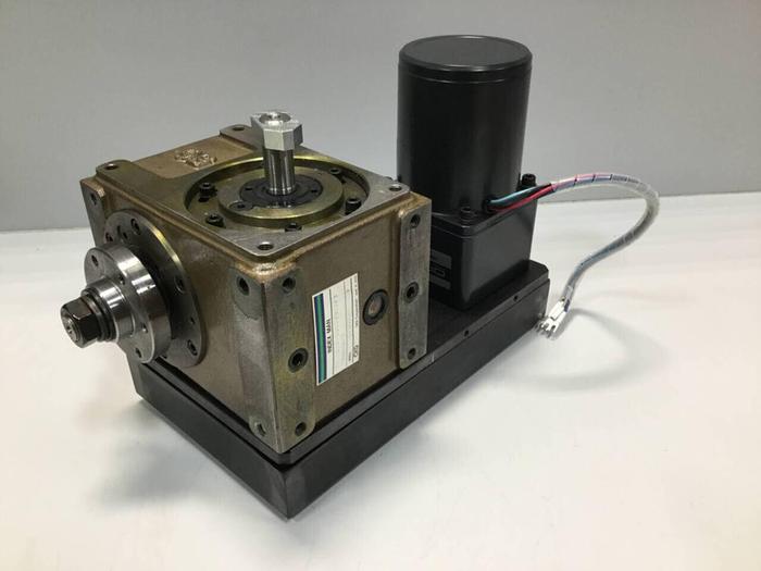Used CKD CORP 6 Position Gear Indexer w/ Gear Motor RGIS050-006270S1F1-X002029 Used