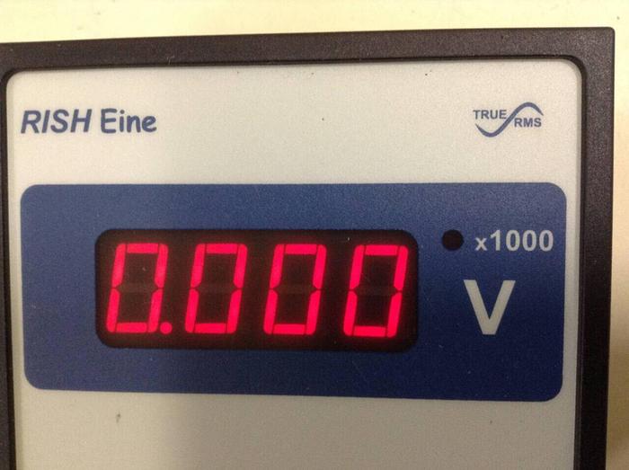 Used RISHABH Digital Panel Meter RISH EINE V #86278