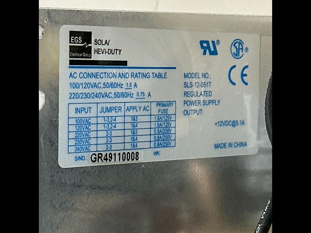 Used SOLA SLS-12-051T