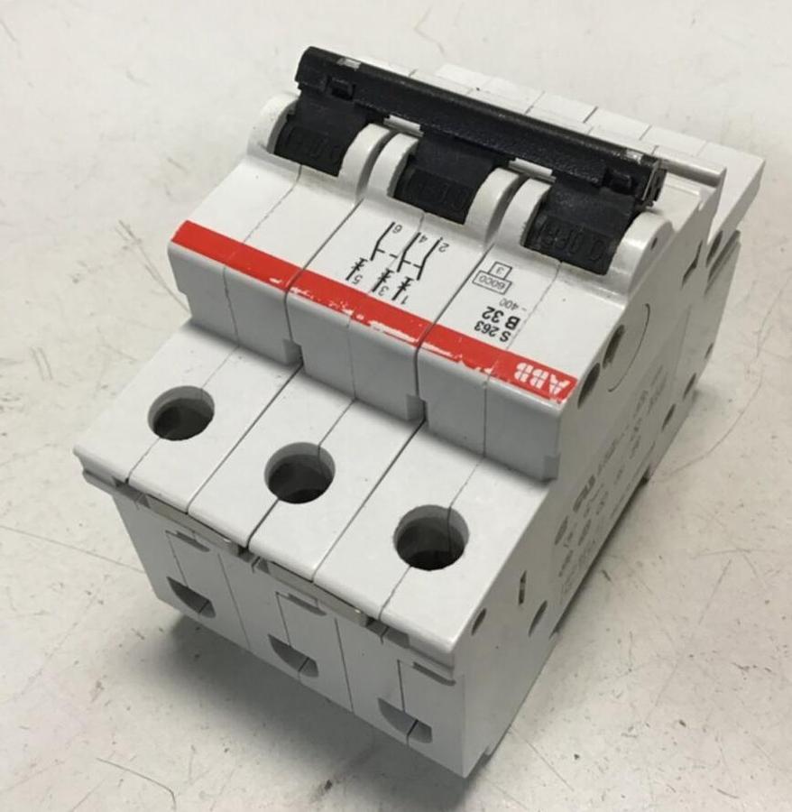 Used ABB Circuit Breaker 32 Amp S263-B32 USED