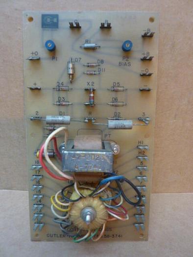 Used CUTLER HAMMER Control Windings Board 58-3741 #31822