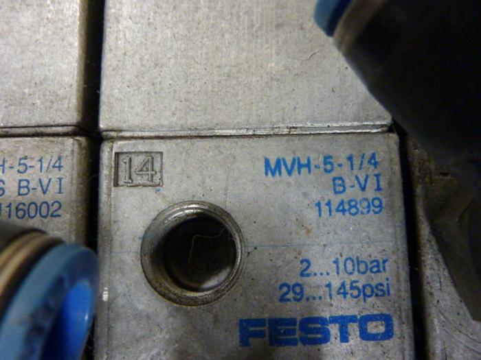 Used FESTO Control Block / Valve Terminal IFB8-02 #52821