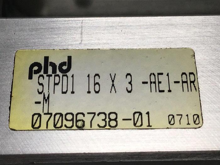Used PHD INC Sliding Manifold Block STPD1 16X3-AE1-AR-M #127503