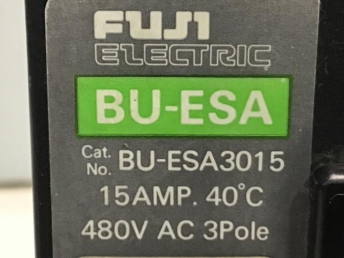 Used FUJI ELECTRIC 15 Amp Circuit Breaker BU-ESA3015 Used