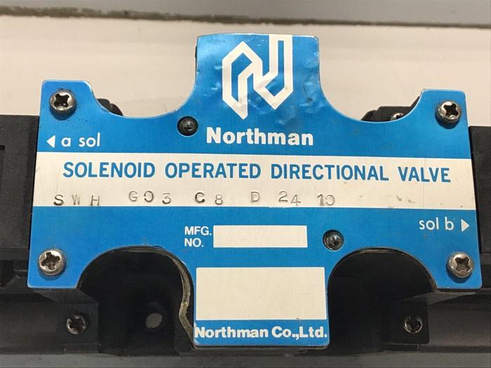 Used NORTHMAN Valve SWH G03 C8 D 24 10 #132151