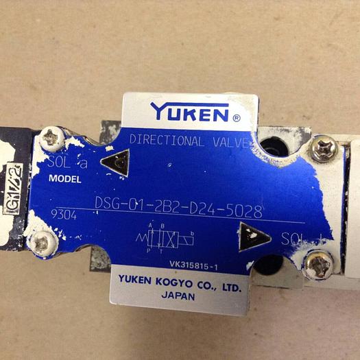 Used YUKEN Directional Valve DSG-01-2B2-D24-5028 #78655