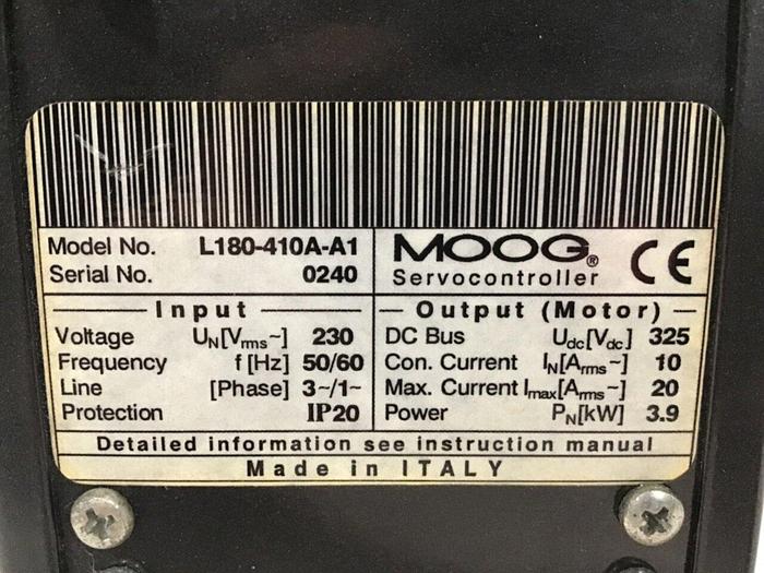 Used MOOG Servo Controller L180-410A-A1 Used