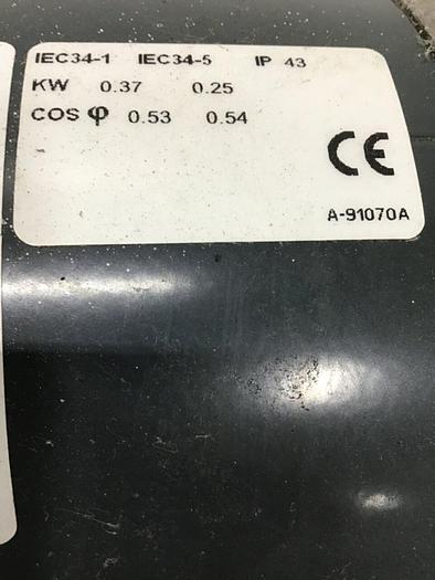 Used MARATHON ELECTRIC 1/2 HP AC Motor LVF56T17F5321J #127686