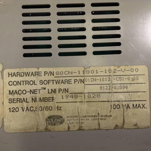 Used BARBER COLMAN Sequence Module 80CN-11001-102-V-00 #78208