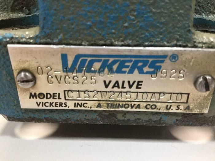 Used VICKERS Hydraulic Valve CVCS25C1S2W24510AP10 #98913