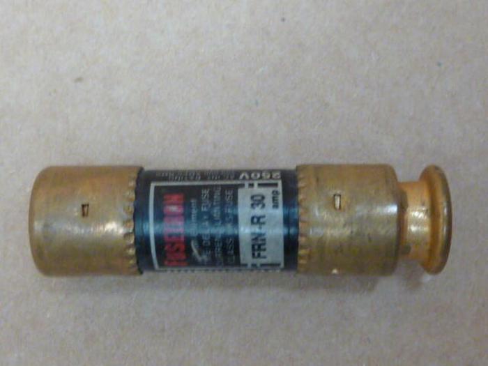 Used FUSETRON 30 Amp Fuse FRN-R-30 #36076