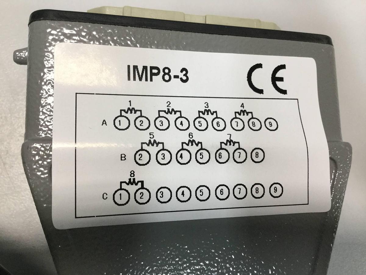 IDEAL MACHINERY 8 Zone Power Cable IMP8-3 NEW