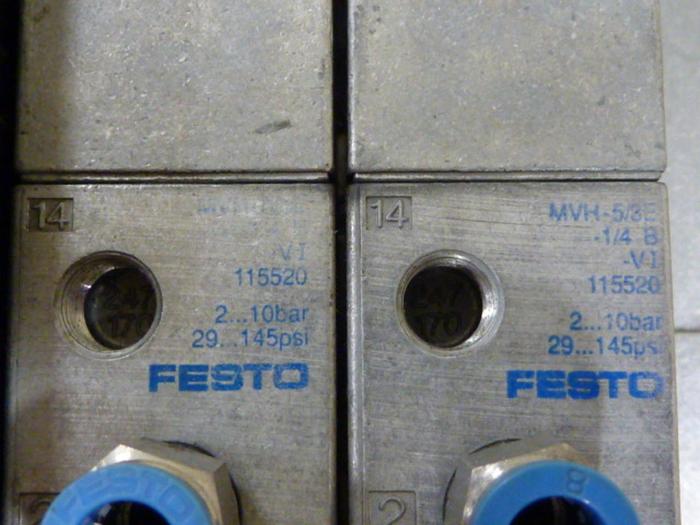 Used FESTO Control Block / Valve Terminal IFB8-02 #52786