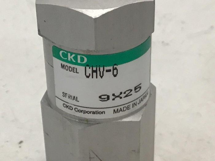 Used CKD CORP Check Valve CHV-6 #126617
