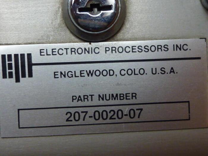 Used ELECTRONIC PROCESSORS Data Cartridge Recorder 207-0020-07 #33743