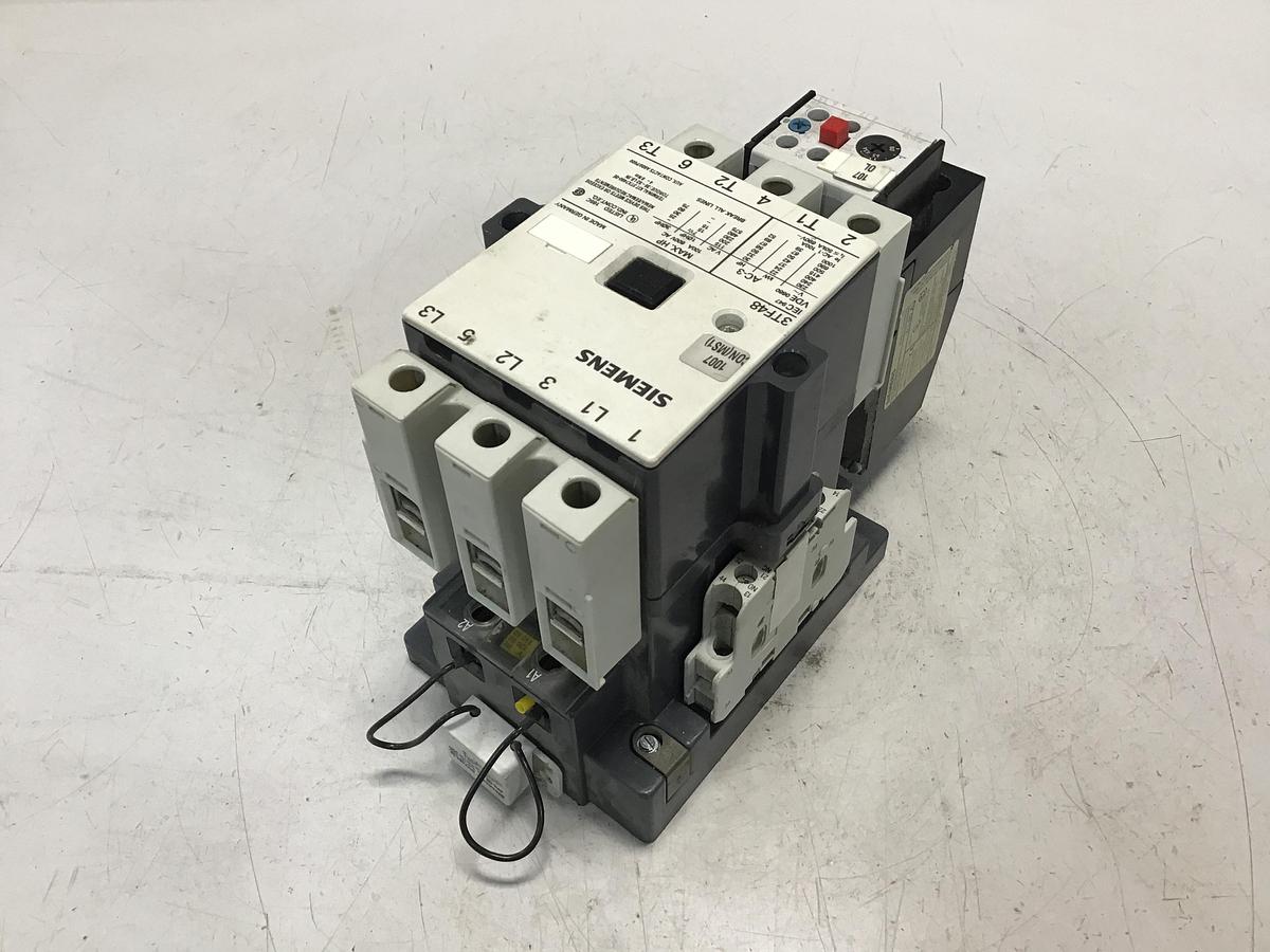 Used SIEMENS 3TF48 CONTACTOR USED #138268