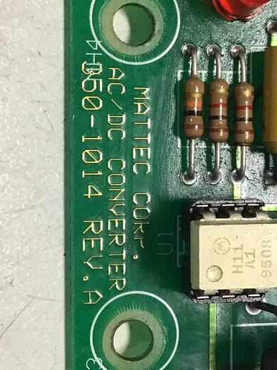 Used MATTEC Circuit Board 350-1014 #112336