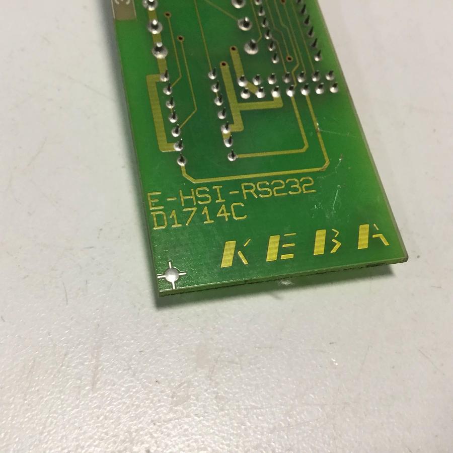 Used KEBA Circuit Board E-HSI-RS232 D1714C USED