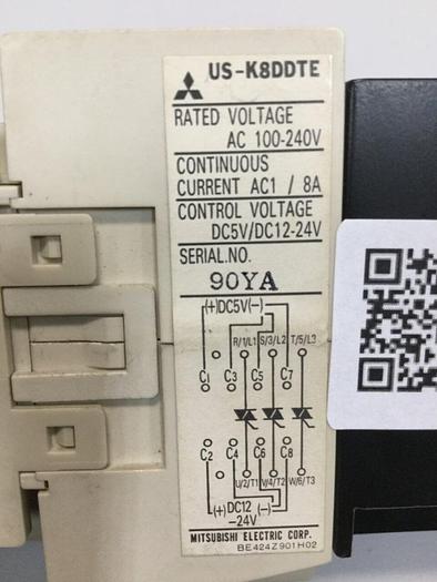 Used MITSUBISHI Solid State Contactor US-K8DDTE #101822