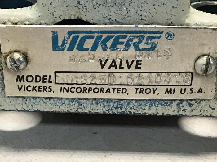 Used VICKERS Valve CVCS25D1S210S19 #125202