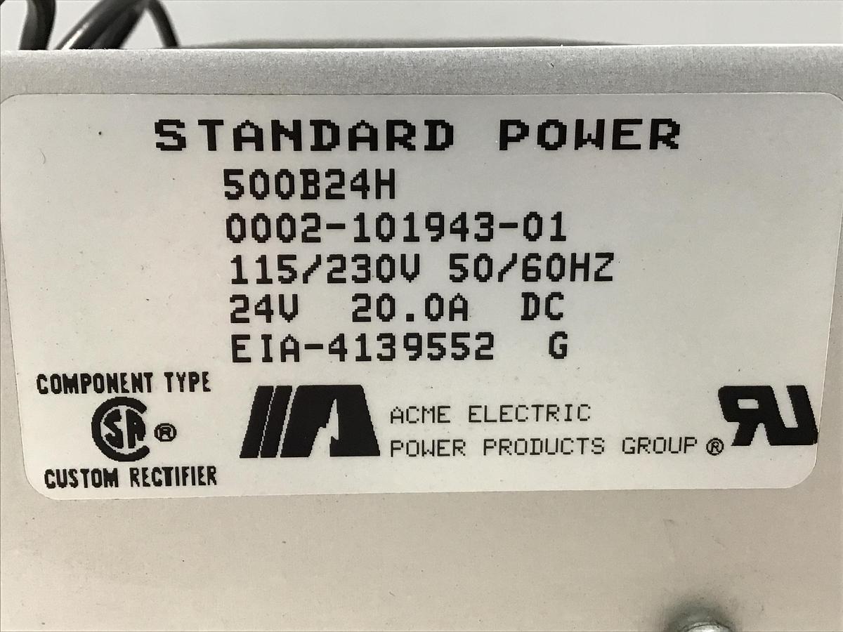 Used ACME ELECTRIC Power Supply 500B24H Used