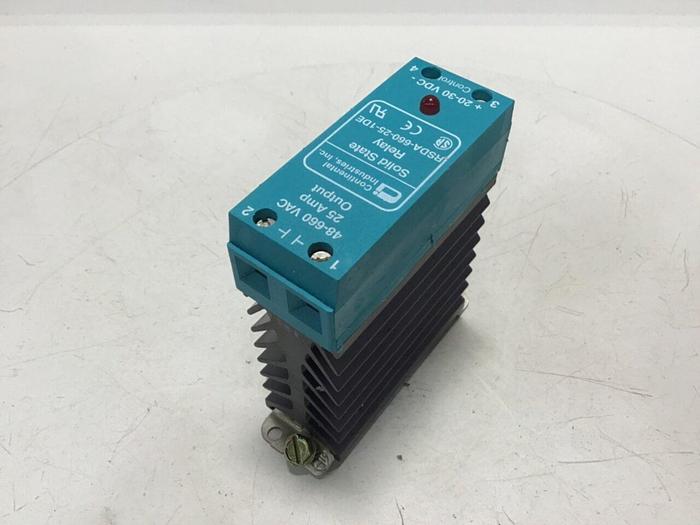 Used CONTINENTAL INDUSTRIES Solid State Relay RSDA-660-25-1DE #138151