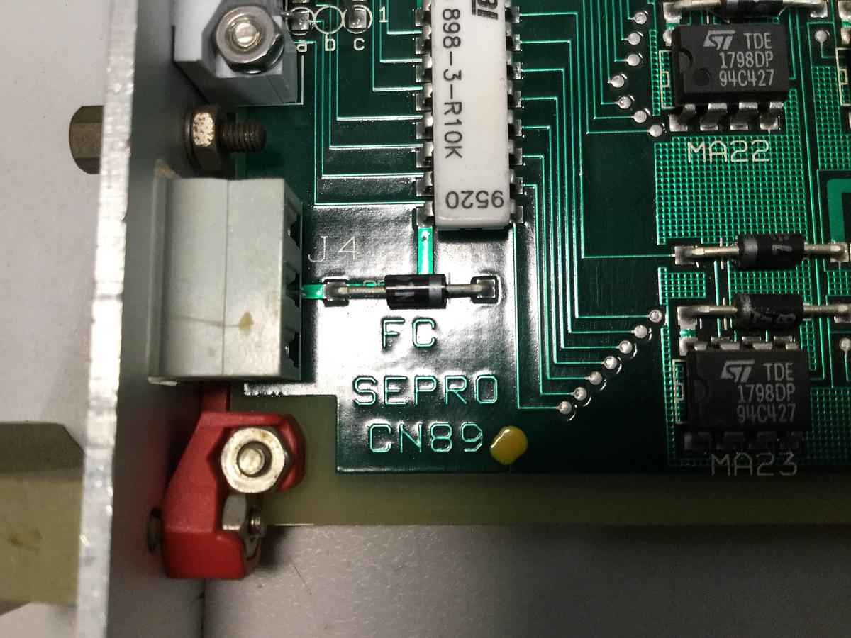 Used SEPRO ROBOTIQUE CN89 Control Board 07S0095104/A USED