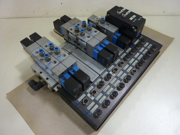 Used FESTO Control Block / Valve Terminal IFB8-02 #52765