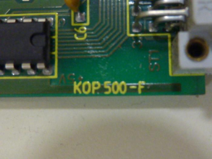 Used BACHMANN ELECTRONIC Circuit Board KOP500-F #54452