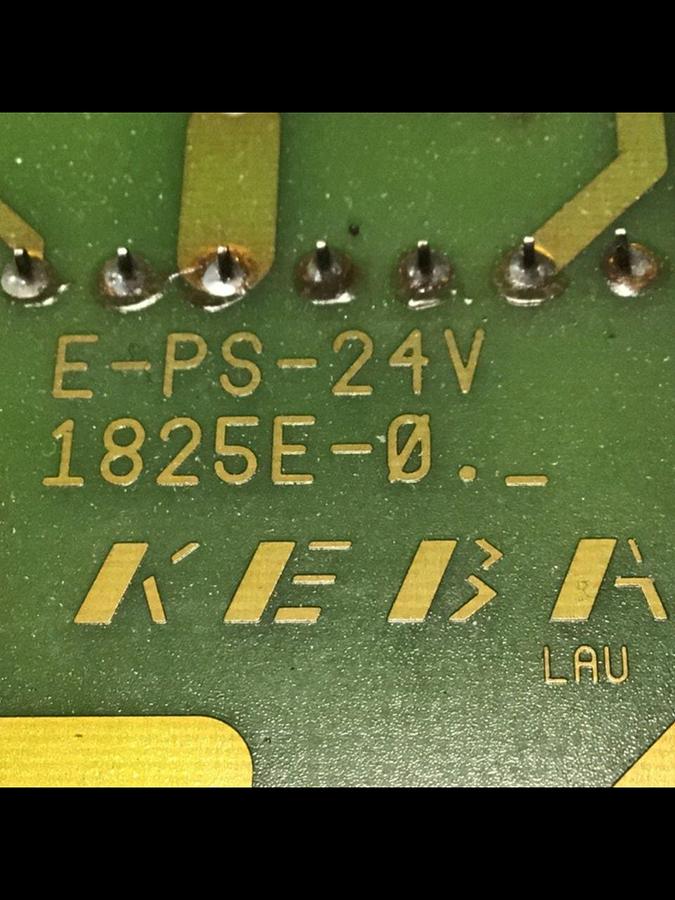 Used KEBA Power Supply E-PS-24V 1825E-0 #115785