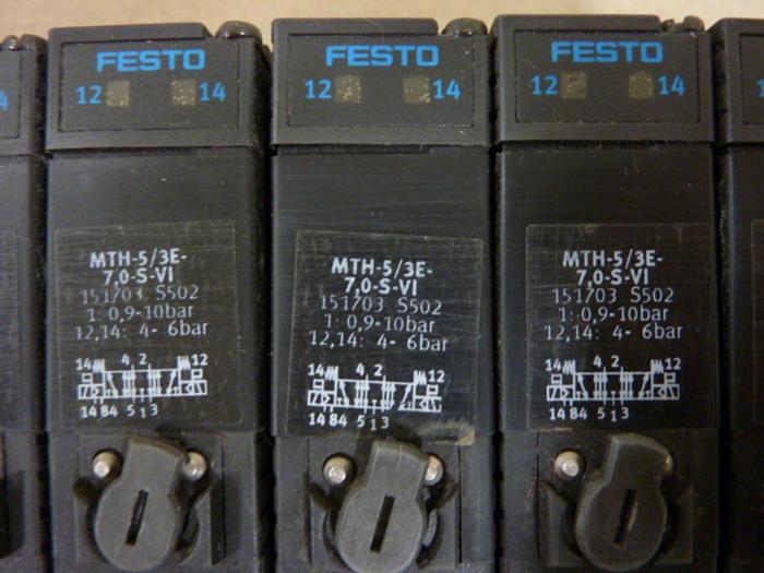 Used FESTO Control Block w/ Valves IFB8-03 #52794