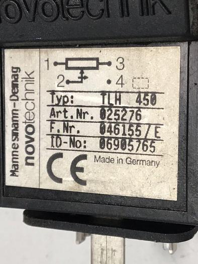Used NOVOTECHNIK Linear Transducer TLH450 USED #141798