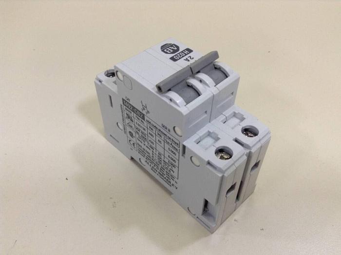 Used ALLEN BRADLEY 2 Amp Circuit Breaker 1492-CB2/H020 SER B #79623