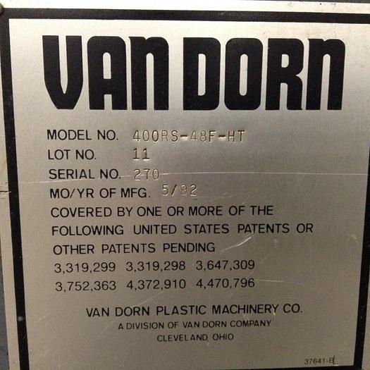 Used VAN DORN Tie Bar Nut Used 80909 From 400-RS-48F-HT USED