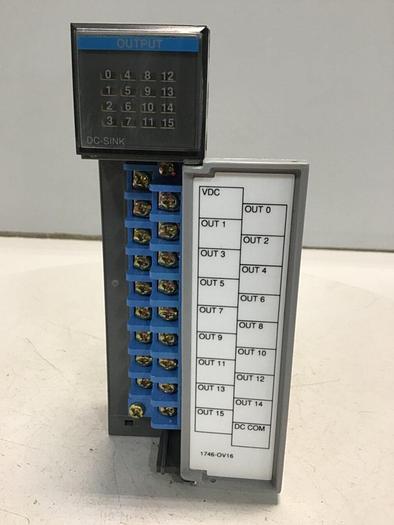 Used ALLEN BRADLEY Output Module 1746-OV16 SER C #118327