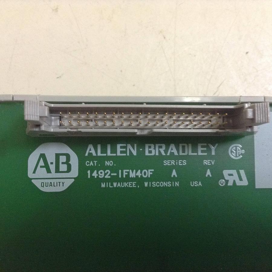 Used ALLEN BRADLEY Interface Module 1492-IFM40F SER A Used