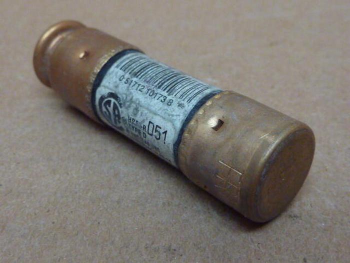 Used FUSETRON 10 Amp Fuse FRN-R-10 #33665