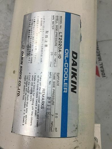 Used DAIKIN Heat Exchanger / Oil Cooler LT2020A-10 #136617